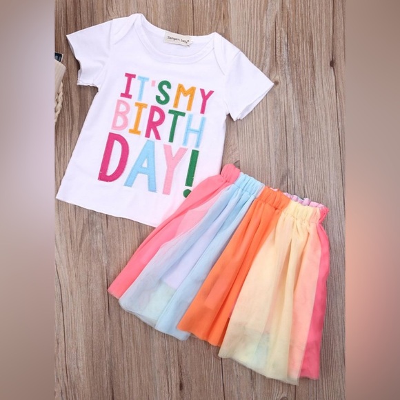 It’s my Birth Day outfit size 3-4 years - Picture 1 of 4